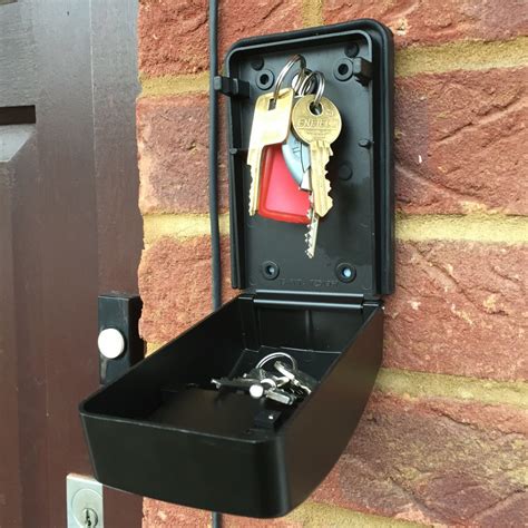 metal key safe box|key safe box outdoor.